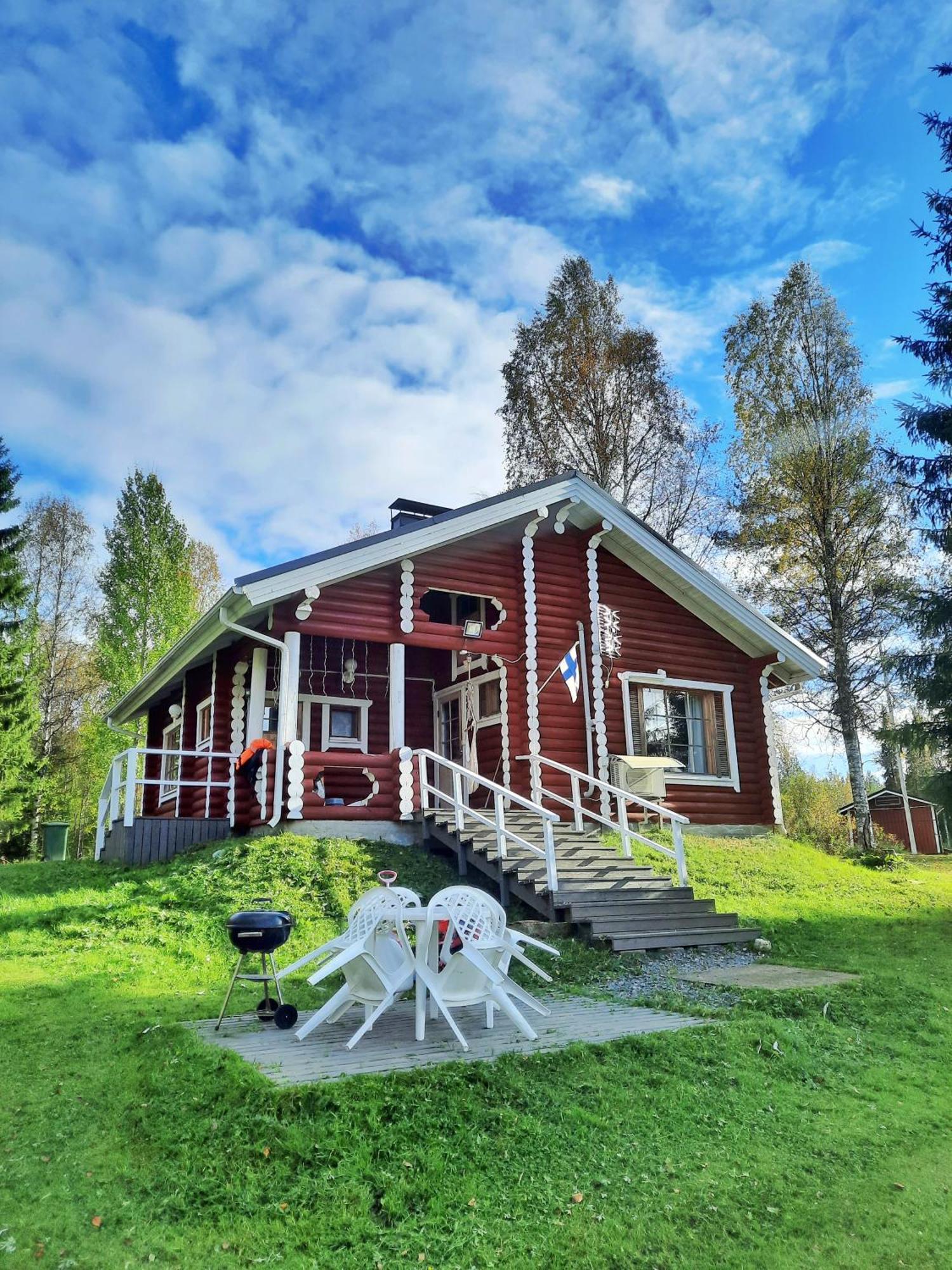 Lapin Villa Hiisi Joen Rannalla Ranua Kültér fotó
