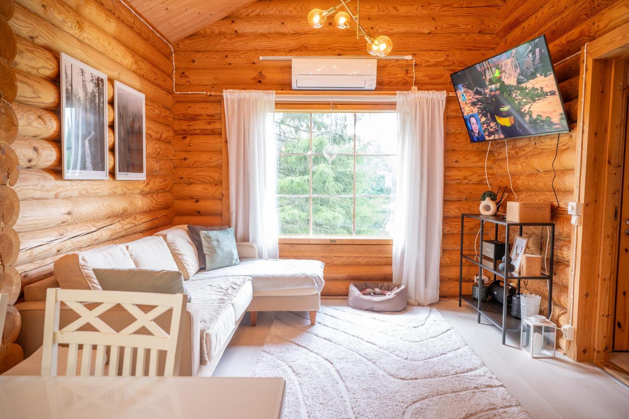 Lapin Villa Hiisi Joen Rannalla Ranua Kültér fotó